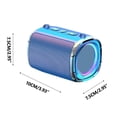 thumbnail image 2 of FloHua Back to School Home Essentials Intelligent Bluetooth Speaker Bluetooth Small Speakerhigh Sound Quality High Volume Car Mounted Household Card Insertion Subwoofer Graduation Gifts, 2 of 3