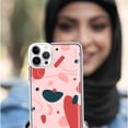 thumbnail image 5 of Mundaze - Case for Apple iPhone 14 Pro Slim Shockproof Hard Shell Soft TPU Heavy Duty Protective Phone Cover - Vintage Abstract Pink Grooves, 5 of 5