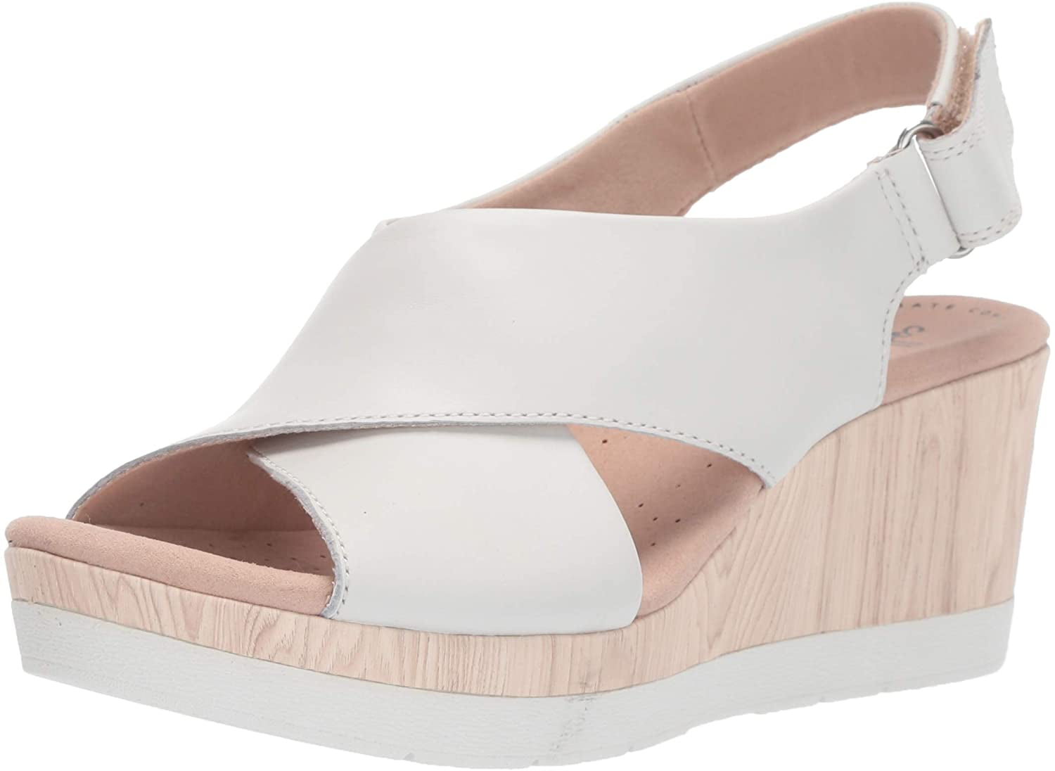 clarks women's cammy pearl wedge sandal