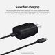 thumbnail image 3 of Samsung Cargador Rápido de 25 W con Cable, Enchufe de Pared y Cable, Color Negro (Versión Estadounidense), Embalaje a Granel., 3 of 6