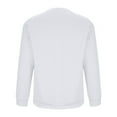 thumbnail image 4 of KyCheLot Mens Crewneck Sweatshirts Texture Pullover Long Sleeve Solid Color Casual Quilted Shirt, 4 of 6