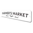 thumbnail image 4 of Farmer's Market Novelty Decor, Metal Wall Sign - 4x18 Inches, 4 of 4
