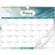 2024 Wall Calendar - 12 Months Calendar from Jan. 2024 - Dec 2024, 14.8" x 11.6", Large Blank Blocks with Julian Dates, Strong Twin-Wire Binding, Premium Wall Calendar for Organizing