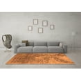 thumbnail image 3 of Ahgly Company Indoor Rectangle Oriental Orange Industrial Area Rugs, 7' x 9', 3 of 4