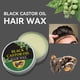 thumbnail image 3 of Productos para el cuidado del cabello, aceite de ricino negro, cera para el cabello para hombres, Organiza el cabello quebradizo, 50 g, forma peluda, 3 of 5