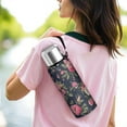 thumbnail image 6 of 20 Oz Pioneer Flower Coffee Tumbler Double Wall Insulated Stainless Steel Water Bottle | Metal Reusable Thermoses Flask with Cup Cap | Leak & Sweat Proof with Anti-Dust Lid, 6 of 7