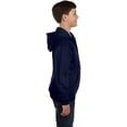thumbnail image 4 of Hanes Comfortblend EcoSmart Chandail à Capuchon à Fermeture Éclair Intégrale pour Enfants, TG, Marine, 4 of 7