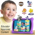 thumbnail image 3 of Contixo 7 pulgadas Kids Learning Tablet, Bluetooth Kids Wireless Headphone y Tablet Bag paquete con aplicaciones aprobadas por el maestro y control para padres -Purple set Contixo Contixo Kids, 3 of 3