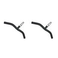 thumbnail image 2 of Youkk Gym Pull Down Bar Pulley Cable Attachments Back Press Down Straight Rod Arch Shape Workout Training Handle Accessories 48cm 2Set, 2 of 5