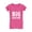 Wow pink, variant on Big Sister Graphic T-Shirt - Ideal Sibling Gift by Tstars - Girls' Fitted Tee - Celebrate Family Love - Perfect for Announcing New Sibling - High Quality Print - Cotton Kids' Birthday Shirt