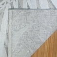 thumbnail image 4 of Gertmenian Paseo Paume Coastal Floral Gray and Cream Outdoor Area Rug, 9x13, 4 of 8