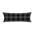 thumbnail image 1 of HATIART Dark Grey Buffalo Plaid Body Pillow Covers Pillow Case Protector Pillowcase 20x60 Inch, 1 of 1