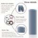 thumbnail image 2 of 100 PcsHair Ties Cotton Hair Ties Soft Hair Ties Ouchless Hair Ties for Thick Ponytail Holders No Pull Hair Ties for Women Hair Elastics No Damage Pony Tail Bands Hair Bands for Girls, 2 of 5