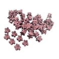 thumbnail image 2 of 50 piezas lindo bebé niñas horquillas pequeñas flores resina pinza de cabellero accesorios para el cabello Caqui, 2 of 5