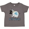 thumbnail image 3 of Inktastic 2nd Birthday 2 Year Old Elephant Boys or Girls Toddler T-Shirt, 3 of 5