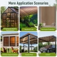thumbnail image 6 of Bezseller 5x2 ft 0.32" thick UV Resistant Polycarbonate Panels - 12 pack, Brown, 6 of 8