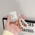 thumbnail image 3 of 3D Love Bow Bear Con Colgante De Cadena De Gel Suave Para Auriculares A Prueba De Golpes Funda Para AirPods 1 2 Pro 3 (2021) 2 Earpods, 3 of 3