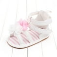 thumbnail image 6 of Coduop Toddler Girls Sandals Soft Rubber Flats Summer Baby flower Beach Shoes, 6 of 7