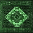 thumbnail image 1 of Ahgly Company Indoor Square Persian Emerald Green Traditional Area Rugs, 6' Square, 1 of 4