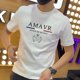 thumbnail image 3 of Camisetas para hombre, ropa, camiseta para hombre, camiseta con el alfabeto blanco, Kpop, ropa de calle de alta calidad, moda al por mayor, vintage, hip hop, gimnasio, elegante, 3 of 5