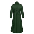 thumbnail image 3 of Mens Pirate Coat Halloween Gothic Cosplay Costume Stand Collar Renaissance Steampunk Tailcoat, 3 of 4