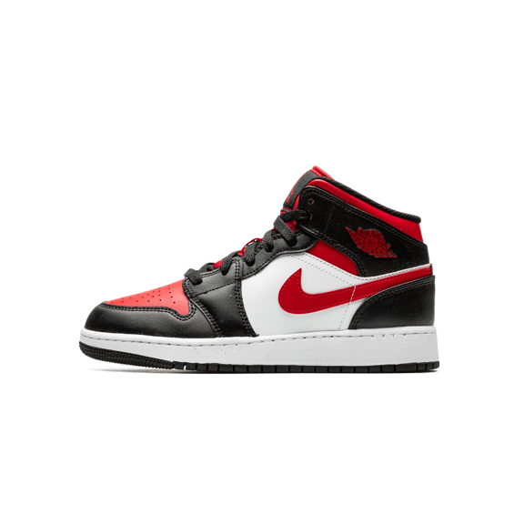 Air Jordan 1 Mid GS "Alternate Bred Toe" 554725 079 from Stadium Goods