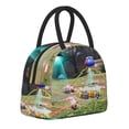 thumbnail image 2 of Lsque Pikmin Print Lunch Bag, Insulated Lunch Box, Small Leakproof Cooler Food Lunch Containers Reusable High Capacity Lunch Tote Bags for Work, Travel, Outdoor, 2 of 8