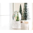 thumbnail image 3 of Snowman With Led Tree On A Christmas Village Scene Base Snow Globe, 3 of 3