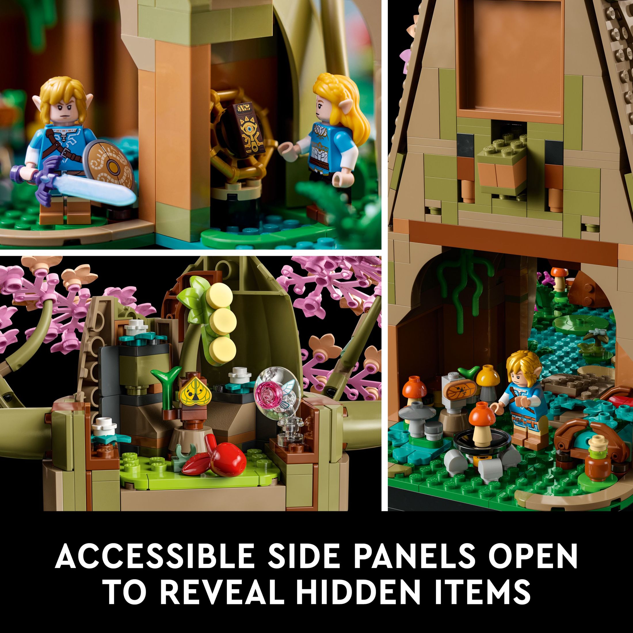 LEGO The Legend of Zelda Gran Árbol Deku 2 en 1 - Set de Construcción de Modelos para Adultos, Mayores de 18 Años - Kit de Zelda de Colección para Decoración del Hogar, Oficina o Dormitorio - Idea de Regalo para Fans de Videojuegos - 77092 5