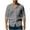 A-Dark Gray, variant on Wyobmus Mens Cotton Linen Shirts Long Sleeve Button Down Henley Shirts Cotton Summer Beach Cuban Shirts Vacation Hawaiian Shirts B-White