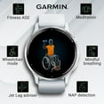 thumbnail image 2 of Garmin Venu 3 GPS Smartwatch AMOLED Display 45 mm Watch Whitestone with PowerBank, 2 of 7