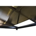 thumbnail image 5 of Sojag Sutton 12 x 10 x 8 ft Brown Wall Gazebo, 5 of 7