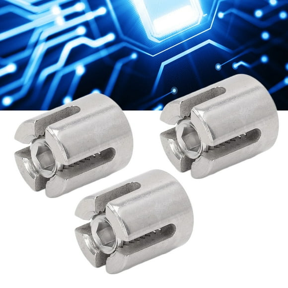Cross Wire Rope Clip, 10 Pcs Corrosion Prevention 17x20mm Cross Cable Clamp 316 Stainless Steel for Indoor