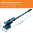 thumbnail image 6 of Pipe Bending Machine - Include Tubing Cutter & 7 Dies, 3/8" to 1" Manual Use, Compact & Transportable, 180°Copper Aluminum Pipes Bending Tools, Wide use for Grids, Gates, Balcony Railings, 6 of 8
