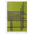 thumbnail image 3 of Casavani Cotton Handblock Printed Rug Green Area Rug for Living Dining Bedroom 7x10 feet, 3 of 6
