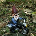 thumbnail image 4 of Toystoory Estatua de Gnomo de jardín al aire libre, adorno peculiar para patio, gnomos de jardín, decoración de jardín al aire libre Decoración del hogar, 4 of 6