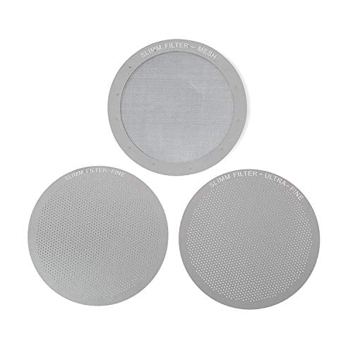 Metal Filter Ultra Fine Stainless Steel Coffee Filter Pro & Home for AeroPress! 