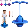 thumbnail image 2 of Balance Jumping Ball, Pogo Jumper with Handle and Ball Pump, Indoor & Outdoor Fun, Perfect for Balance, Coordination, And Fitness, 2 of 9