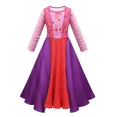 thumbnail image 3 of Disfraz divertido de Hocus-Pocus 2 para fiesta de Halloween, disfraz de Sarah Sanderson Sisters, disfraz de cosplay, trajes para niñas, ropa de reina bruja, 3 of 5