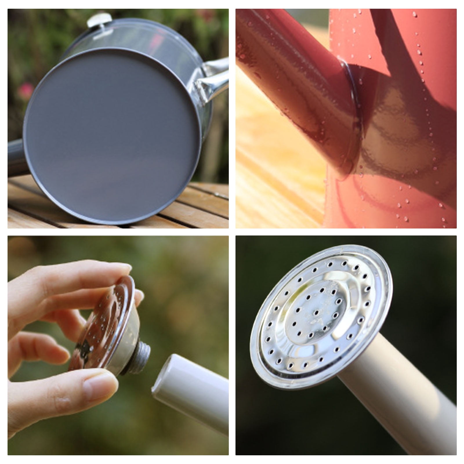 Industrial 5L Capacity Metal Watering Can Heavy Gauges Iron Comfortable Angled Spout Garden Irrigation Solution