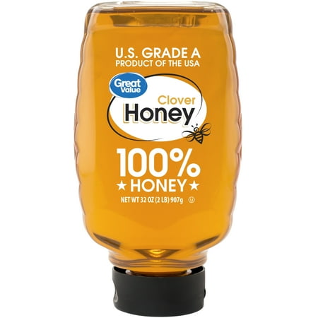 Great Value, U.S.A. Honey, 32 oz Inverted