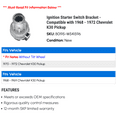 thumbnail image 2 of Ignition Starter Switch Bracket - Compatible with 1968 - 1972 Chevy K30 Pickup 1969 1970 1971, 2 of 2