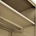 thumbnail image 6 of Global Industrial Unassembled Wardrobe Cabinet, 36x24x72, Tan, 6 of 7