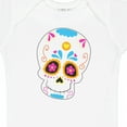 thumbnail image 4 of Inktastic Sugar Skull Blue Boys or Girls Baby Bodysuit, 4 of 5