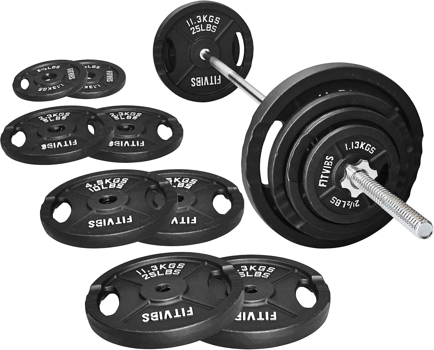 Titan Fitness Adjustable T-Bell Series - Plate Loaded, 500 LB Capacity, 5 Interchangeable Handles