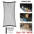 thumbnail image 3 of 110*60CM Car Trunk Net Bag Hook Hanging Bag Storage Bag Tail Box Sundries Net Storage Net, 3 of 9