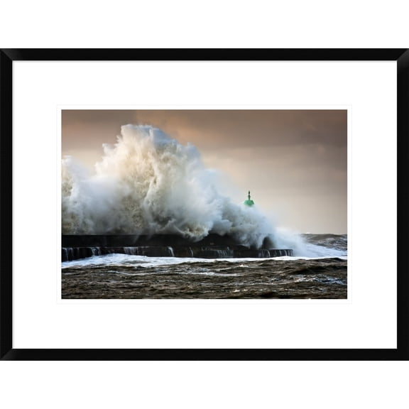 Global Gallery Niels Christian Wulff 'The Wall' Framed Wall Art