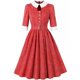 thumbnail image 2 of Vestido de fiesta informal estilo pin up para mujer, estilo retro, con mangas 3/4, estilo rockabilly vintage de los años 60 y 50, de los años 60 y 1950, 2 of 4