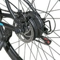 thumbnail image 3 of Hiland Rockshark Electric Bike Electric Mountain Bike Aluminum 26/27.5 inch 350W 20MPH Adults E-Bike Shimano 21 Speed Disc Brake Suspension Fork with 36V 10.4Ah Removable Battery, 3 of 18