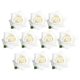 thumbnail image 2 of 10pcspcs piezas 10pcspcs, cm cabezas de flores de rosas de franela artificial para decoración caja de de bricolaje flores artesanales crema Macarena Cabeza de flor, 2 of 8